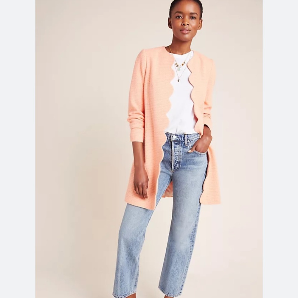 Helene Berman x Anthropologie tweed coat size 4 never been worn